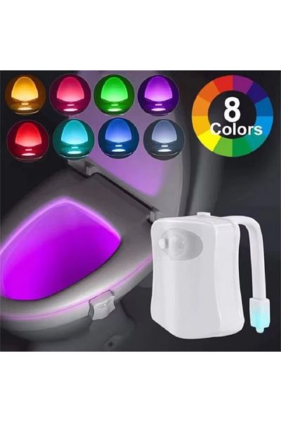 Choice 16 colors Mini Kawayi Human Infrared Sensing Light LED Night Light Stick Toilet 16/8 Color Bathroom