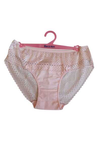 PATRON Stretchy Panties with Lace and Ribbon Detail