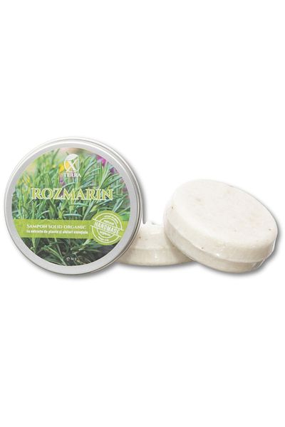 XTERRA | ROSEMARY | SOLID SHAMPOO WITH SHEA BUTTER AND 100% PURE ESSENTIAL OILS | 60 GR