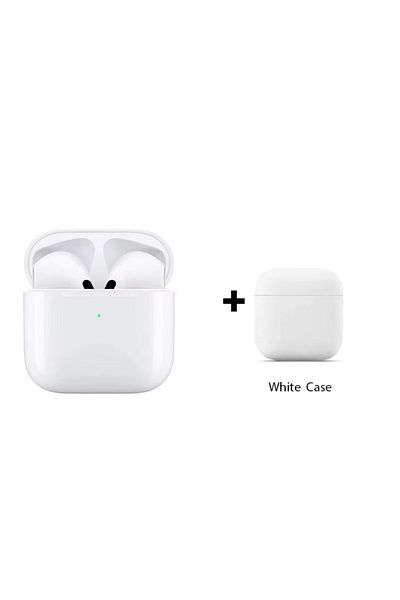Choice White with case i4 True Wireless Earphones Dual Ear In Ear headphones Ultra Long Standby Running Bas