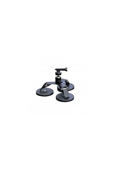 SUREWO Magnetic Suction Cup for GoPro Hero 13,12,11,10,9,8,7,6,5, Triple Base