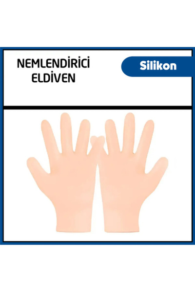 Modares Store Silikon Nemlendirici Eldiven Yumuşak El Bakım Eldiveni