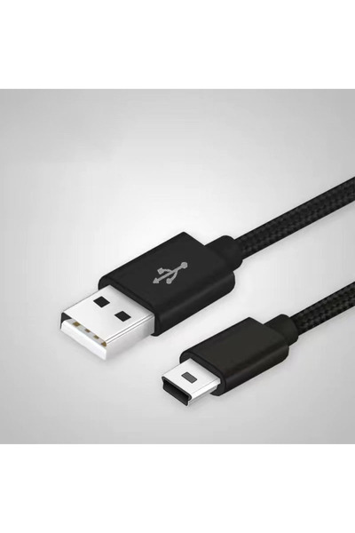 Choice كابل USB صغير أسود بطول 1.5 متر كابل شاحن بيانات سريع من USB إلى USB لمشغل MP3 MP4 ومسجل فيديو رقمي للسيارات ونظام تحديد المواقع العالمي (GPS)