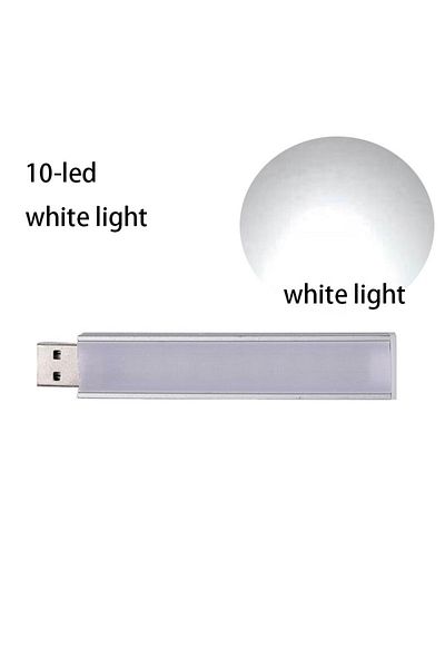 Choice 10LED White 1PC Portable Mini 3/8/10/20/24 LED 5V USB DC Warm White Lamp Book Reading FLashlight Ni