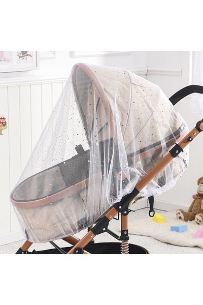 Choice White Star Baby Stroller Mosquito Net Pushchair Cart Insect Shield Net Mesh Safe Infants Protection
