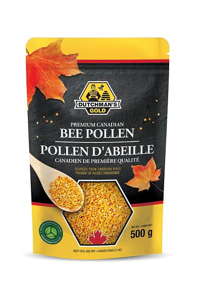 Dutchman's Gold Canadian Bee Pollen 500g – Superfood with Amino Acids, Antioxidants, Minerals for Weight Loss