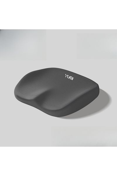 Choice 40x37x5.6cm black 1pcs Memory Foam Seat Cushion for Car/Office Chair Support with Non-Slip Base Ergo