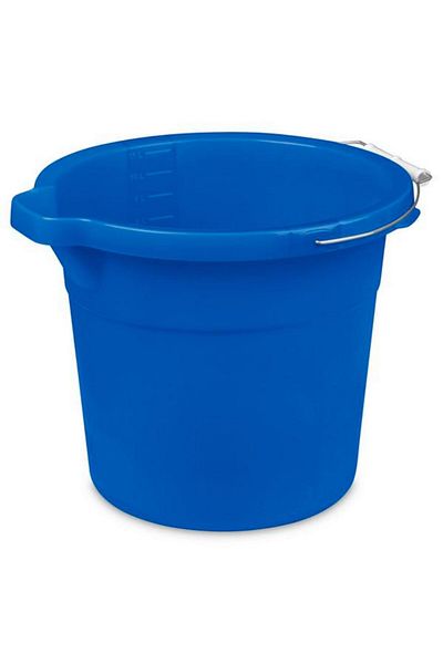 Sterilite Durable Construction BPA-Free Rim Design Spout Pail 12 Quart