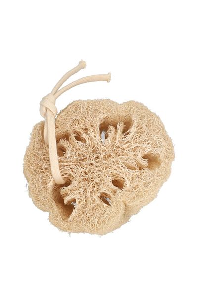 HONEYBEE Lightweight Eco Friendly Natural Bath Loofah with Cotton Cord 10 cm