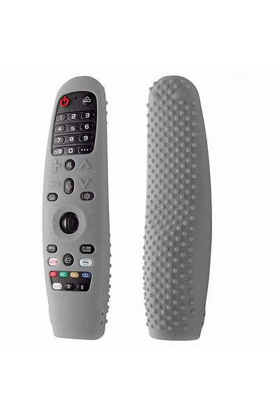 Choice Gray Soft Silicone Remote Control Case Cover Shockproof Replacement Accessories For LG Smart TV Magi