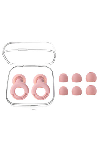 Choice 1set Pink HUAK Quiet Sleep Ear Plugs with Box for Noise Reduction – 8 ...