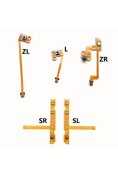 Choice كابل مرن بديل SR SL L ZR ZL SL SR ZR ZL L بزر يمين يسار لشريط المفاتيح لجهاز Nintendo Switch