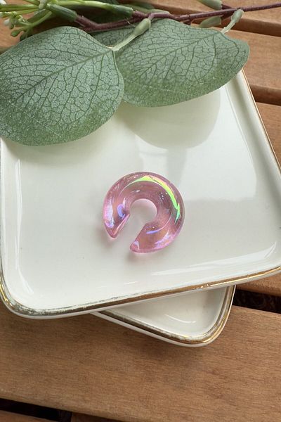 My Joyas Design Pink C Hologram Cartilage Earring