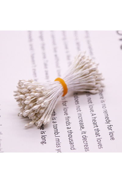 Choice 150 قطعة 23 متعدد الألوان 3 مم 150 قطعة سداة زهرة السكر الاصطناعية للح...