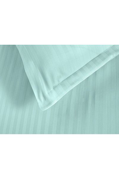Pucioasa Set 2 fete de perna 40x40cm culoarea mint, damasc gros