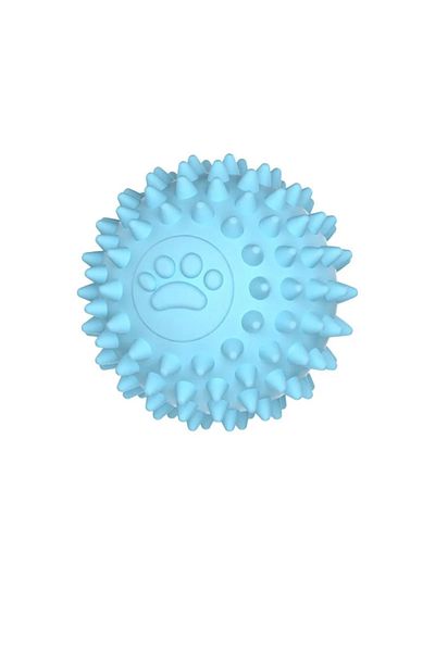 Choice Blue Puppy Chewing Ball Interactive Dog Chew Toy Bite Resistant Teeth Cleaning Boredom Relief Small