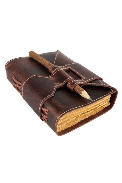 OEM LEATHER JOURNAL | HANDMADE | GRATITUDE JOURNAL | THERAPEUTIC JOURNAL | 18 x 13 cm *