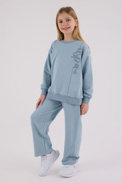 U.S. Polo Assn. Licensed Girls' Top and Bottom 2 Piece Tracksuit Set