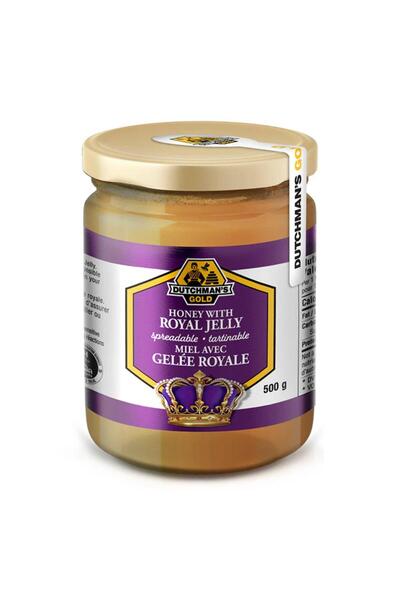 Dutchman's Gold غذاء ملكات النحل العضوي مع العسل ٥٠٠ غرام - دعم المناعة، ومضا...