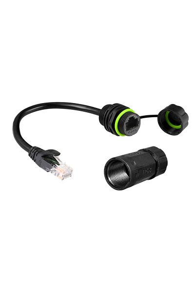 Choice YPM20-RJ45-C02 1PC RJ45 8p8c Waterproof Connector, RJ45 male to female, Panel Mount type,zinc alloy