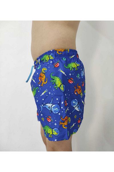DÜVEN Pantaloni scurți de baie cu model pentru băieți - Pantaloni scurți de baie pentru copii