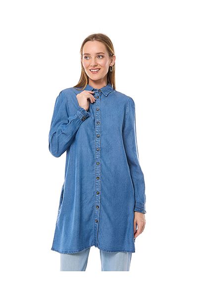 R&B Mid Blue DENIM TUNIC 10-18