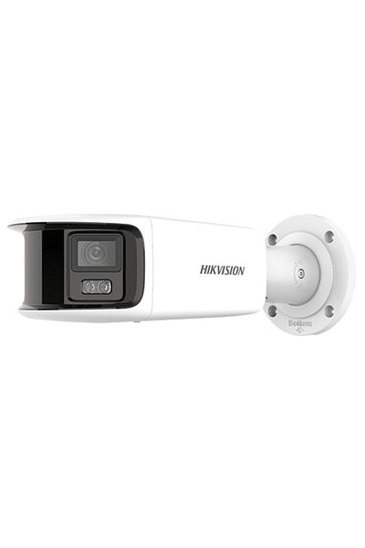 Hikvision ColorVu - Cameră IP 8MP, Vizualizare panoramică 180gr., Lățime de bandă 40m, Audio - DS-2CD2T87G2P-LSU-SL-4mm