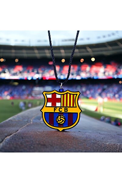 Toybox Premium Football Club FC Barcelona Elegant Mini Metal Chain 1 Pc Mirror Hanging Accessory For Soccer