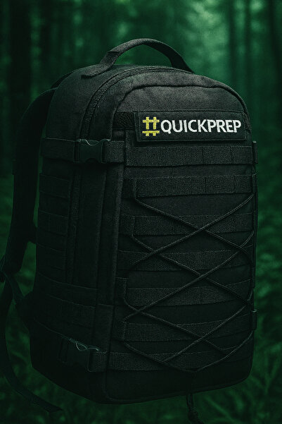 QUİCKPREP 50L Taktik Sırt Çantası - Outdoor Kamp, Trekking & Günlük Kullanım İçin Dayanıklı Çanta