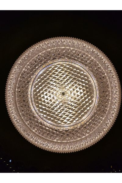 Madame Coco Claire Touch Lampshade Silver Color - 10 X 5 cm