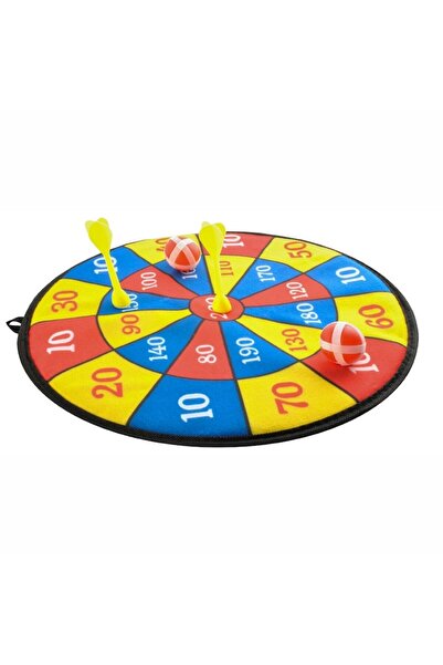 Palmonix Set Joc Darts cu Tinta Velcro cu Scai, 2 Sageti si 2 Mingi pentru Copii
