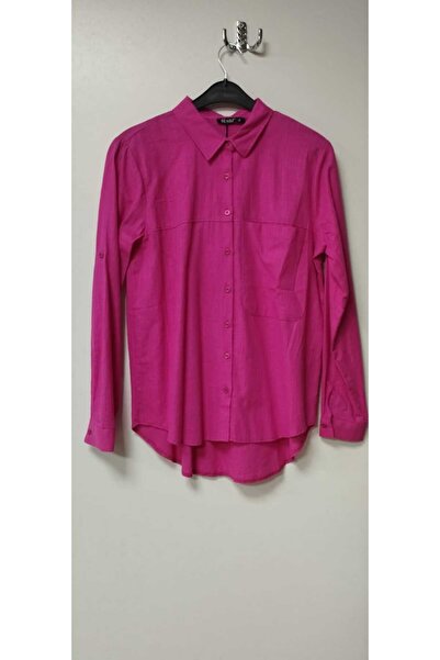 Benim قميص بقصة ضيقة مع جيب على الصدر