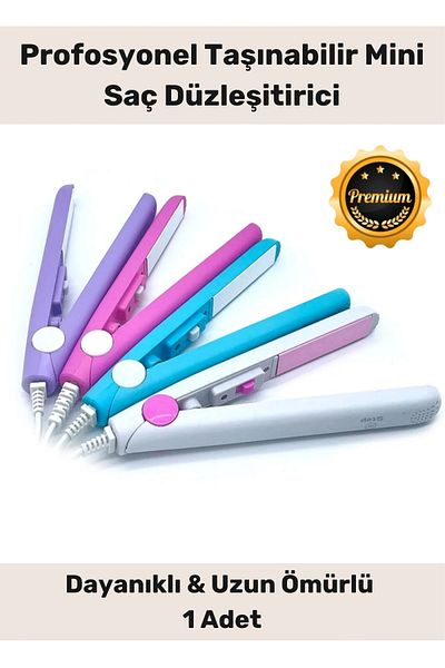 PeraNova Special Production Ceramic Tip Wired Travel Portable 20W Mini Hair Straightener Curling Maker Machine