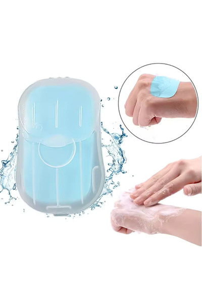 Hane Dostu 20 Adet Suda Çözülebilen Seyahat Dostu Kağıt Sabun