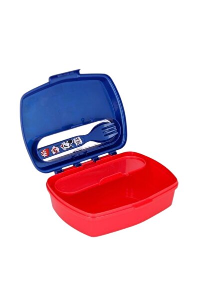 Mickey Mouse Sandwich box with cutlery, BPA-free, multicolor, 17x14x6 cm, Mickey Mouse