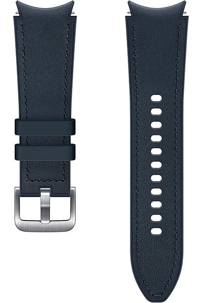 Samsung Watch Strap Hybrid Leather Band - Official Watch Strap - 20mm - S/M - Navy