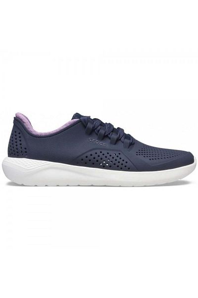 Crocs Pantofi sport Literide Pacer pentru femei, 41-42 Eu - W10 Us Albastru - Bleumarin/orhidee