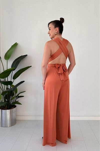 MaziButik Multi-Tie Jumpsuit Tile