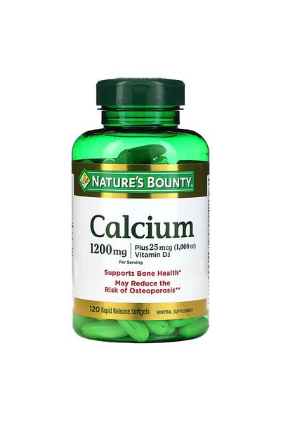 Bayer Natures Bounty Calcium 600 Vitamin D 400 IU 60's Tablets