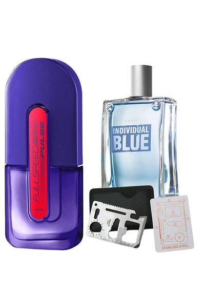 Dactylion Set Full Speed Pulse 75 ml, parfum Individual Blue 100 ml, + card