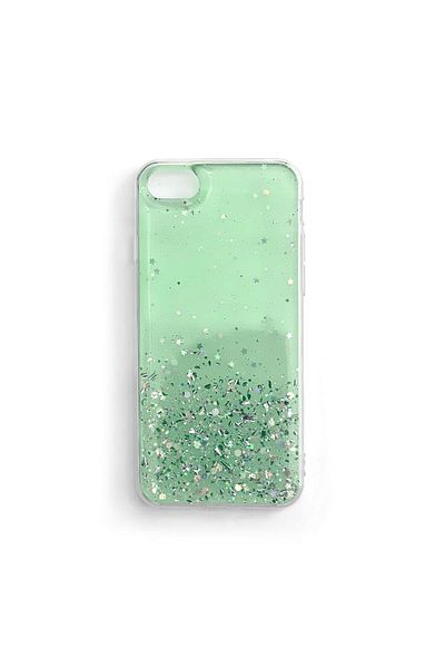 WOZINSKY Błyszczące etui pokrowiec z brokatem Xiaomi Mi 10T Lite Star Glitter zielony