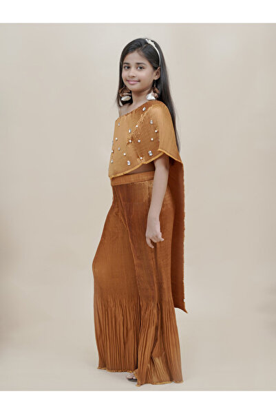 Maithili By Styli Embellished One Shoulder Wide Leg Jumpsuit