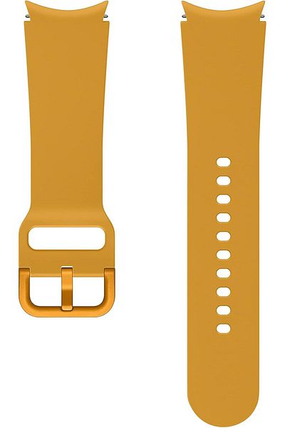 Samsung Watch Strap Sport Band (FKM) - Official Watch Strap - 20mm - S/M - Mustard