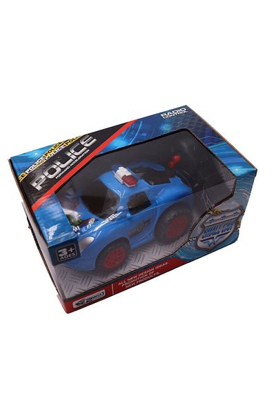 dalimag Remote Control Police Car, Forward, Rotate, 21 cm, Blue