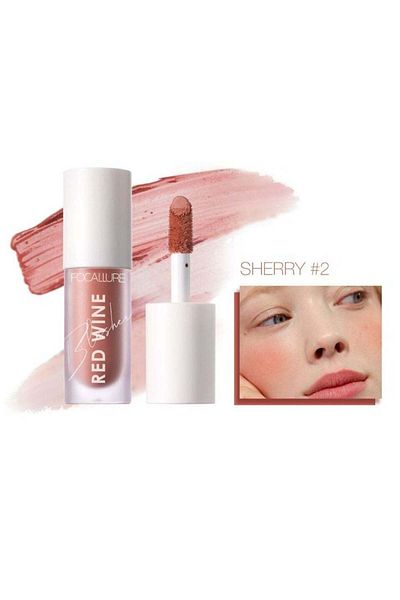 Focallure Hangover Red Wine Blusher Long Lasting -#2