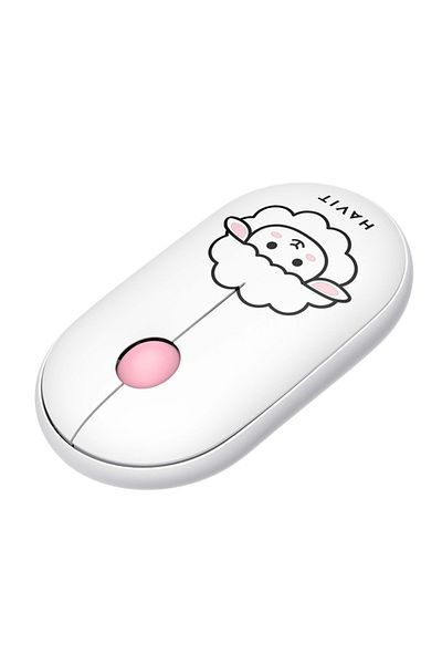 Havit Mouse Wireless Ms75gt Pro, 1600 Dpi, White