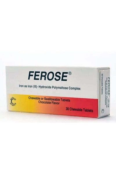 Bayer Ferose Chewable Tabs 30s