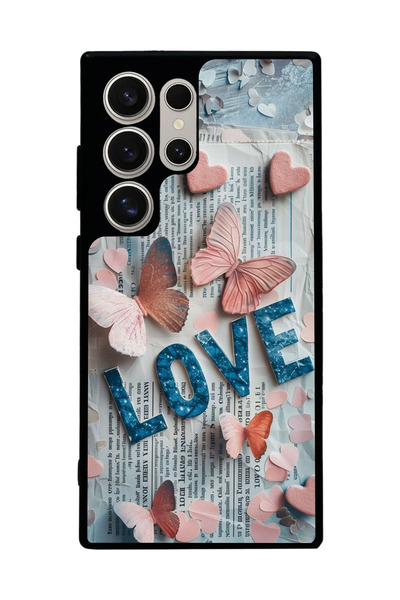 Aksel Kılıf Samsung Galaxy S24 Ultra Compatible Matte Black Case, Soft Silicone, Protective, Shock Absorbing Cover Case