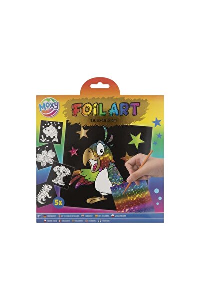 Moxy Σετ δημιουργικής μεταφοράς, Foil Art, Παπαγάλος