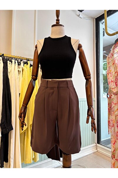 The Zest Boutique Yüksek Bel Şehir Boy Şort